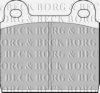 BORG & BECK BBP1040 Brake Pad Set, disc brake